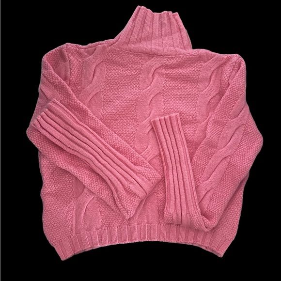 Pink Cable-Knit Sweater - Picture 10 of 10